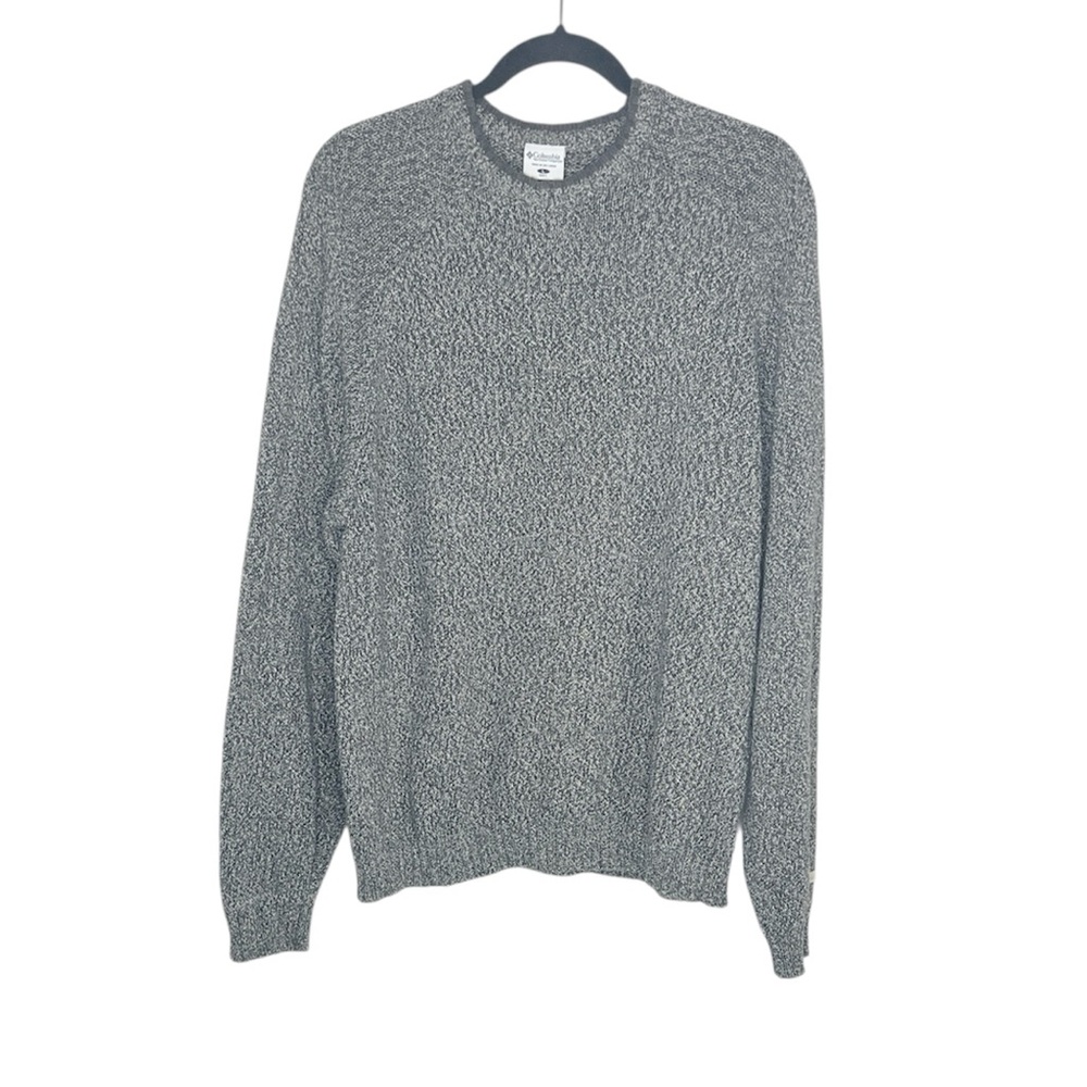 Columbia 100% Cotton Knit Raglan Sleeve Sweater size Large